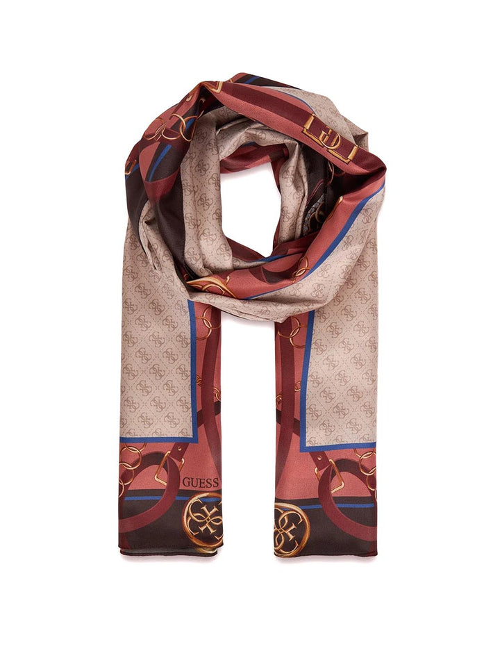 ERENIA SCARF 60X180 Guess Foulard Donna Aw5445 Pol01 Beige