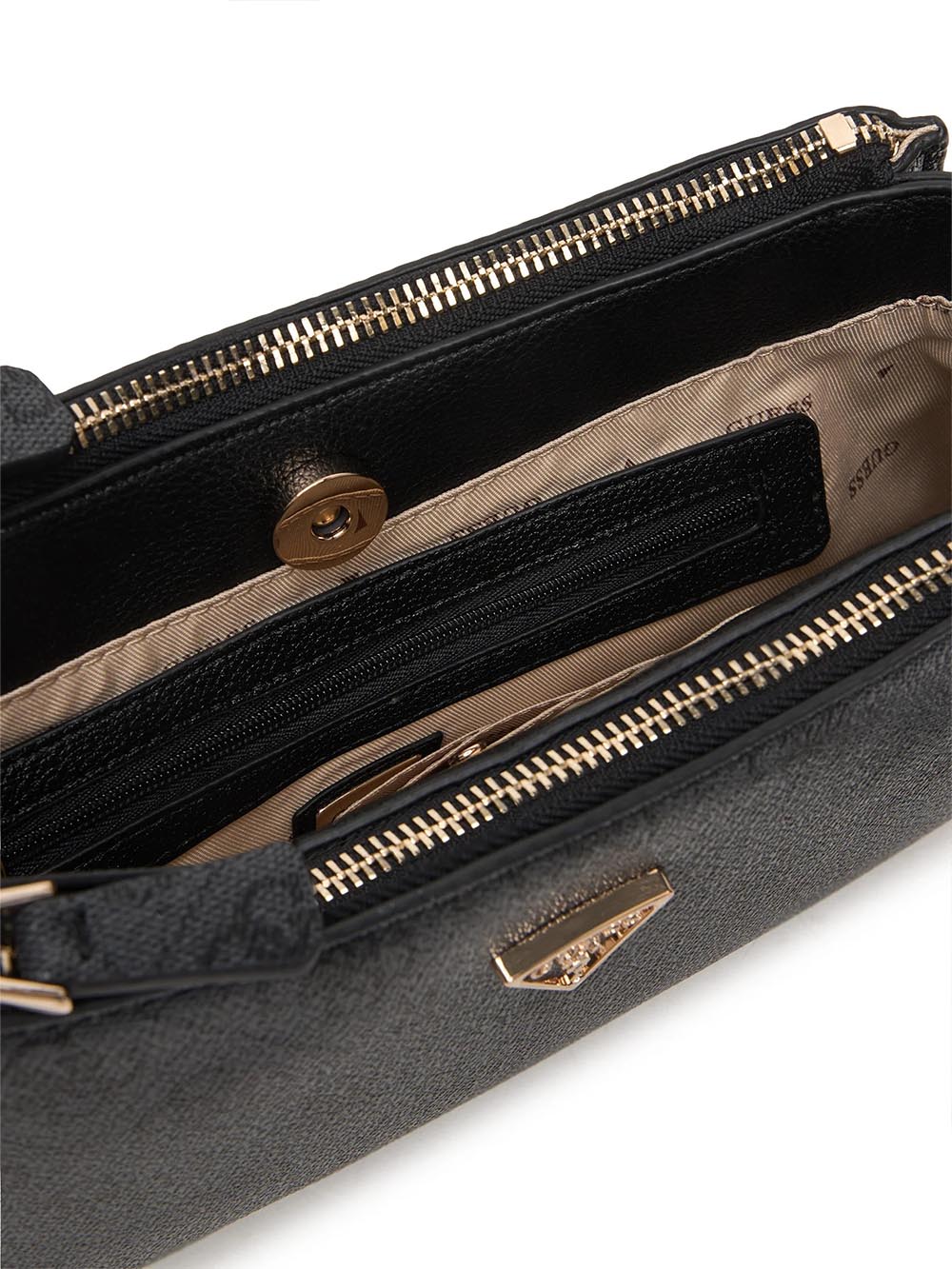 ANADELA 3 COMP SATCH Guess Borsa a Spalla Donna Hwbg96 72730 Grigio