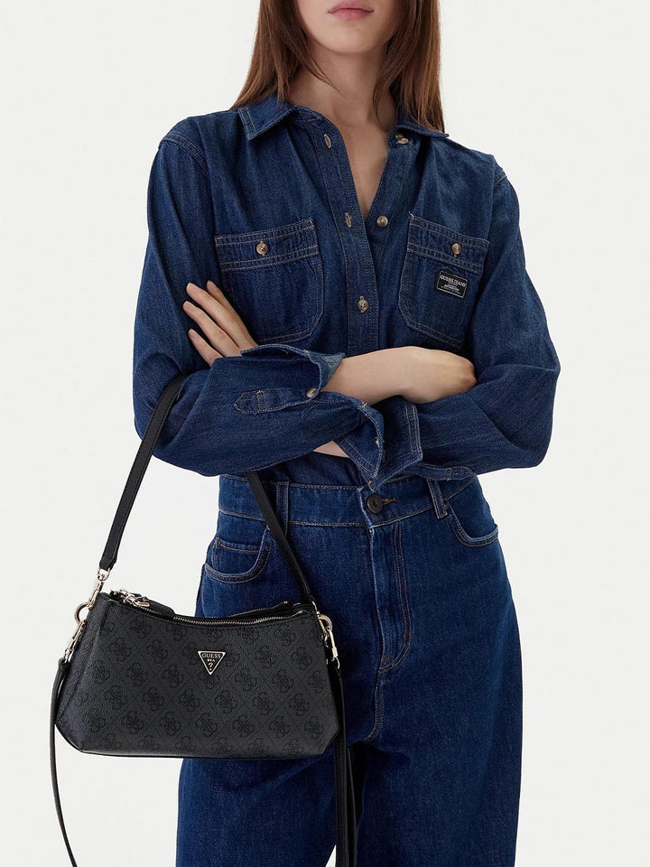 ANADELA 3 COMP SATCH Guess Borsa a Spalla Donna Hwbg96 72730 Grigio