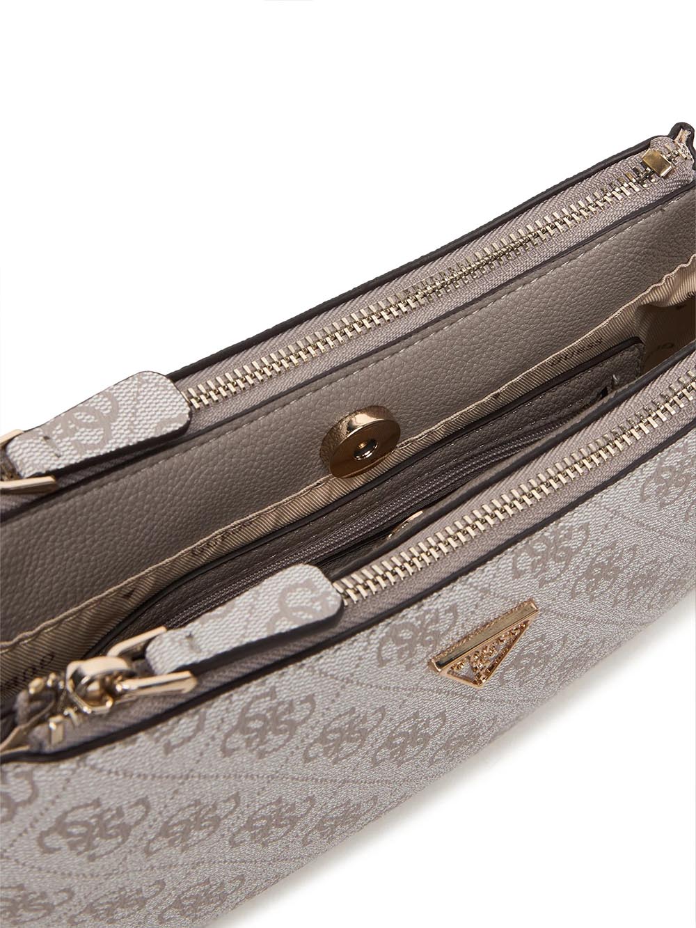 ANADELA 3 COMP SATCH Guess Borsa a Spalla Donna Hwbg96 72730 Tortora