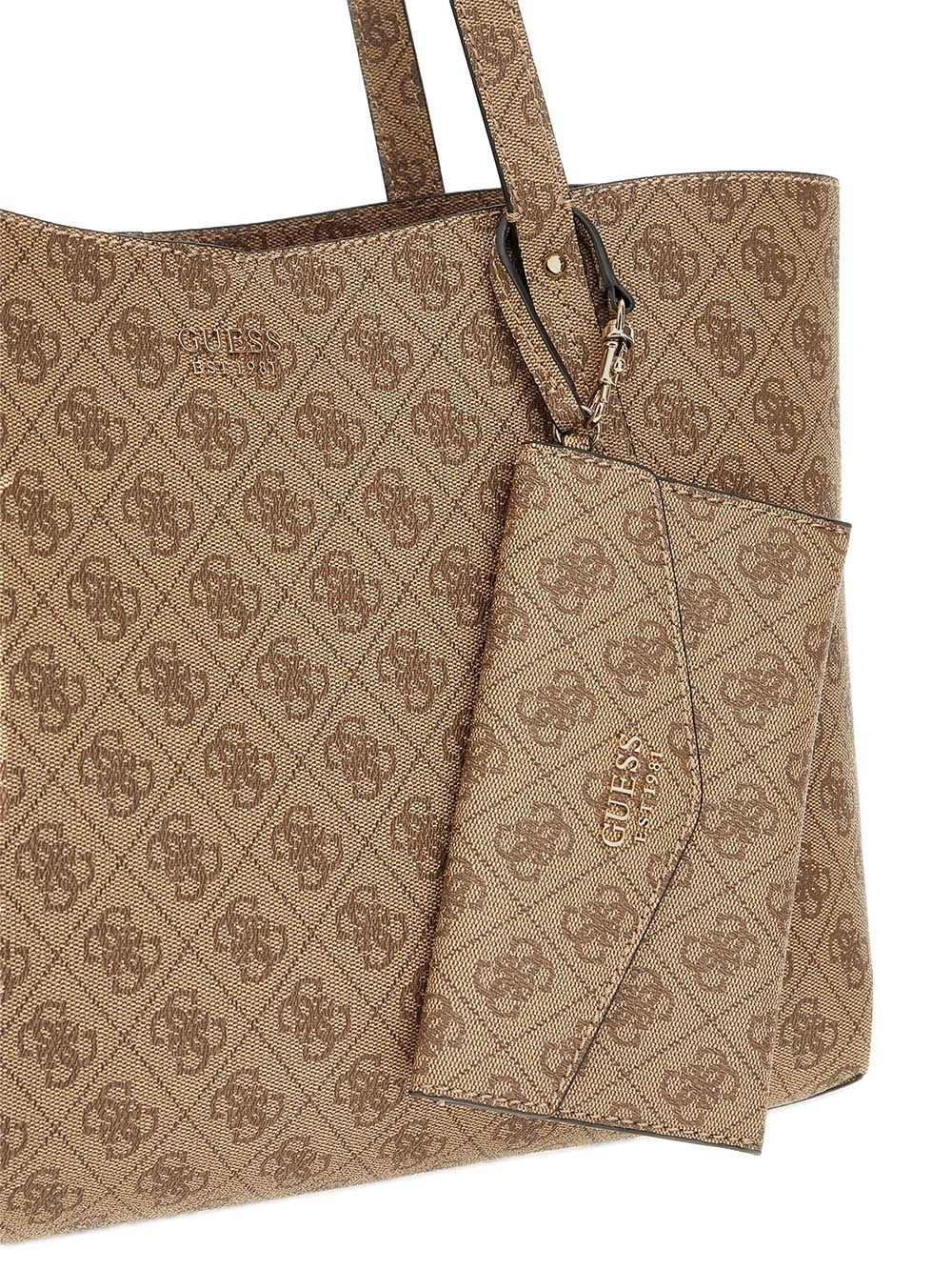 BRENTON FLP SHOU Guess Borsa Shopping Donna Hwlg96 48230 Latte