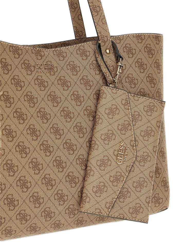 BRENTON FLP SHOU Guess Borsa Shopping Donna Hwlg96 48230 Latte