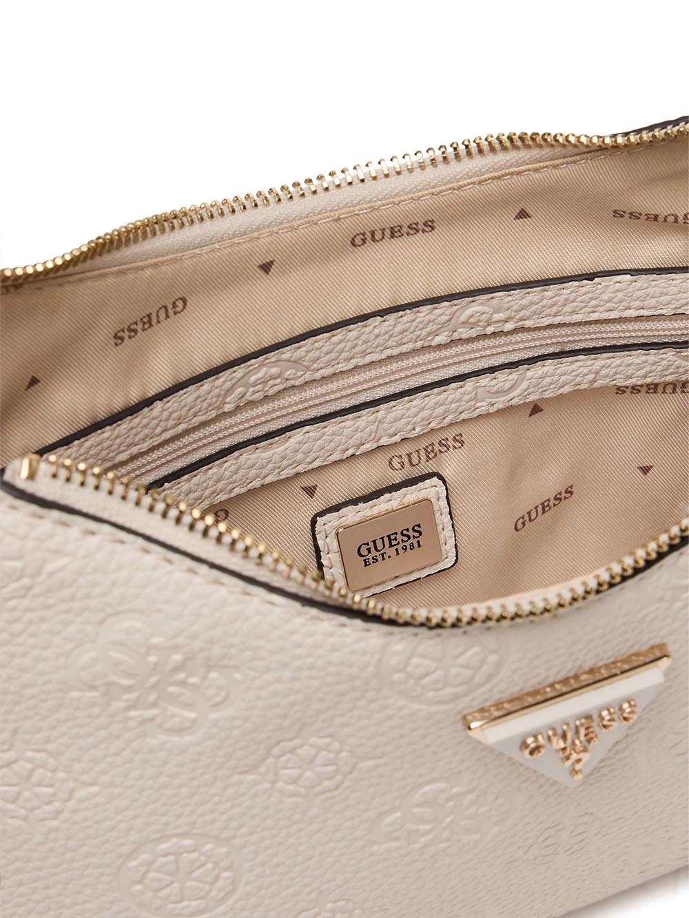 CRESIDIA II BUCKET Guess Borsa a Spalla Donna Hwpd98 88180 Panna