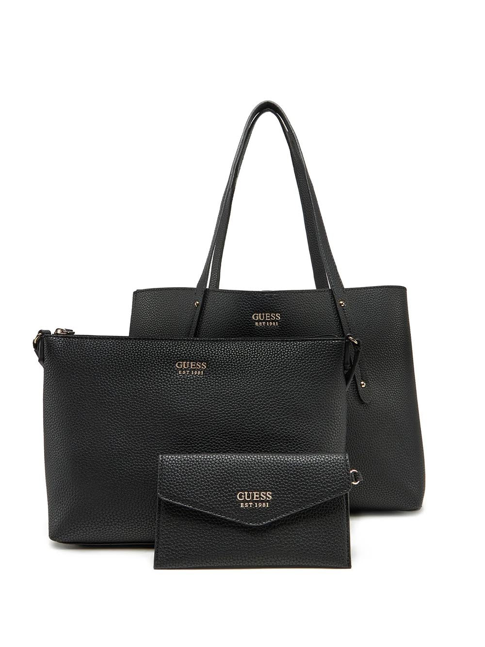 BRENTON BUCKET Guess Borsa Shopping Donna Hwpg96 48230 Nero
