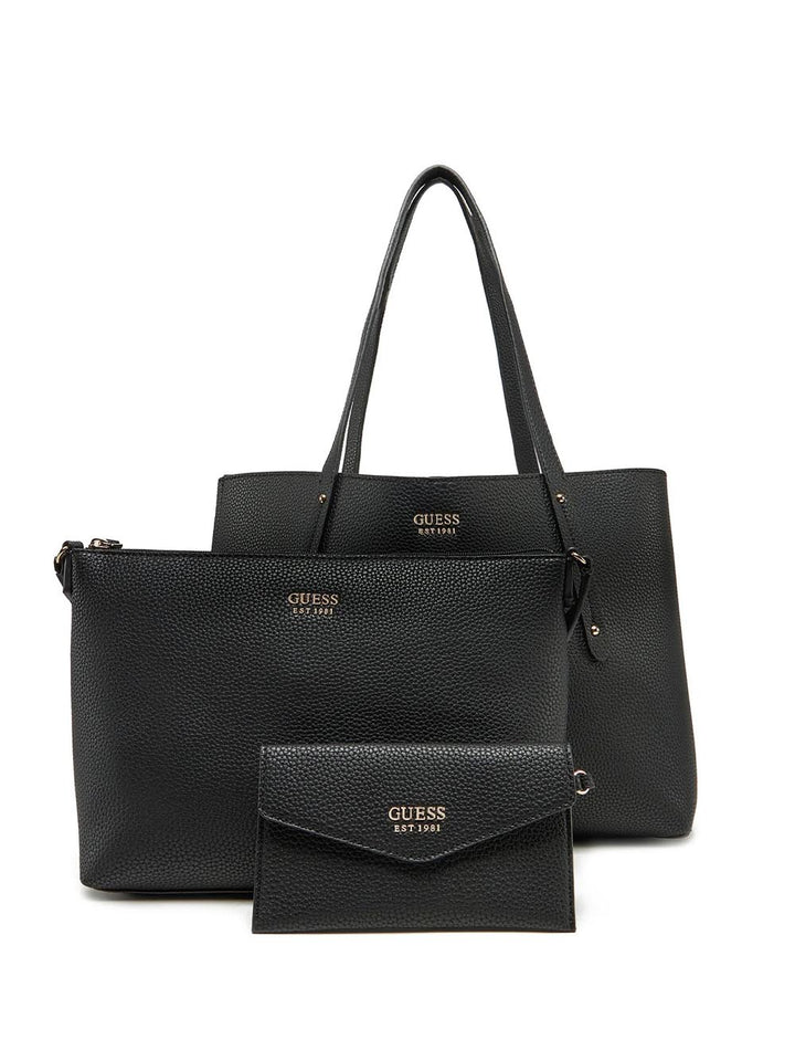 BRENTON BUCKET Guess Borsa Shopping Donna Hwpg96 48230 Nero