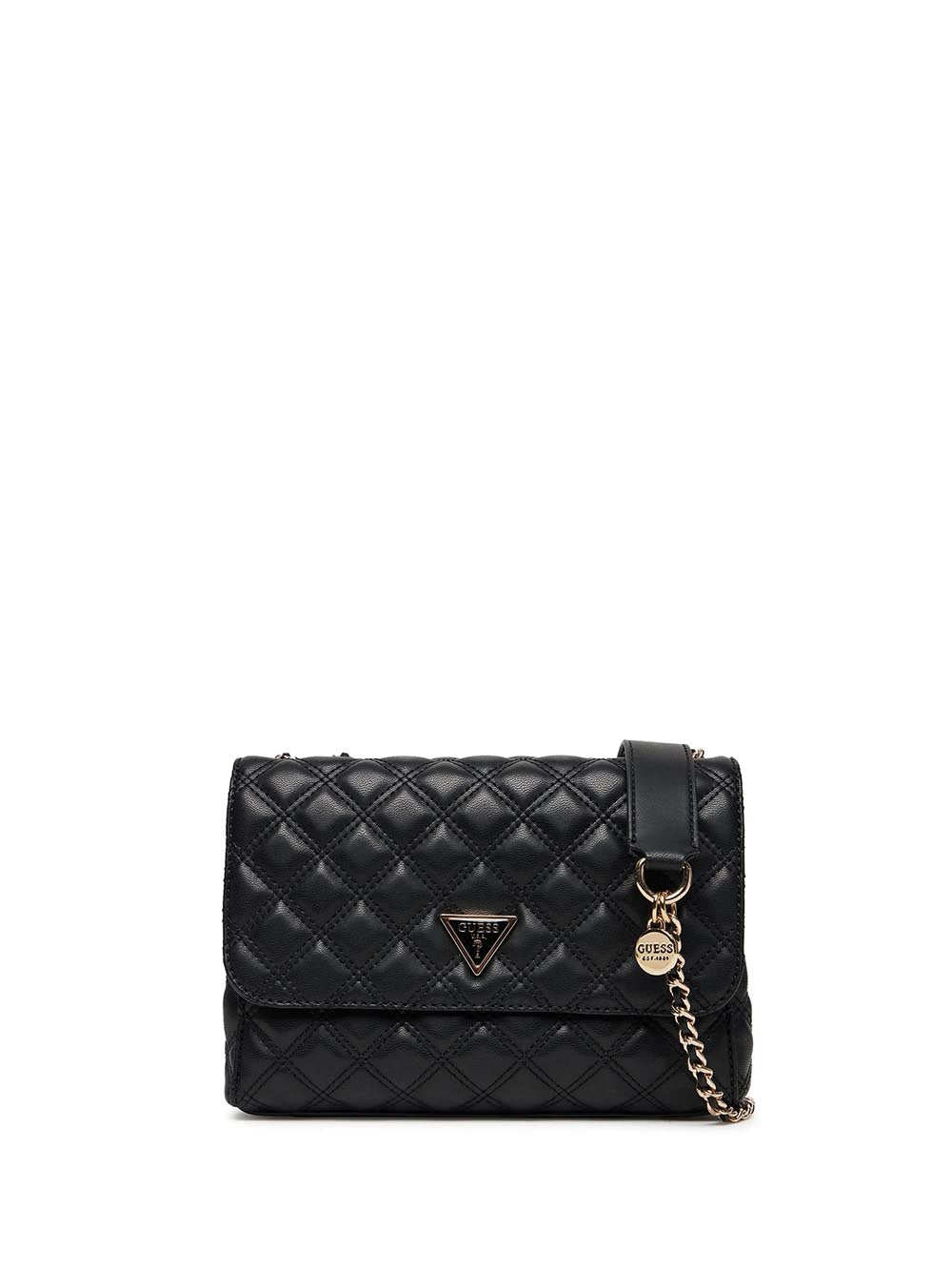 CRUISE VIBE TOP ZIP Guess Borsa a Spalla Donna Hwqg96 73200 Nero