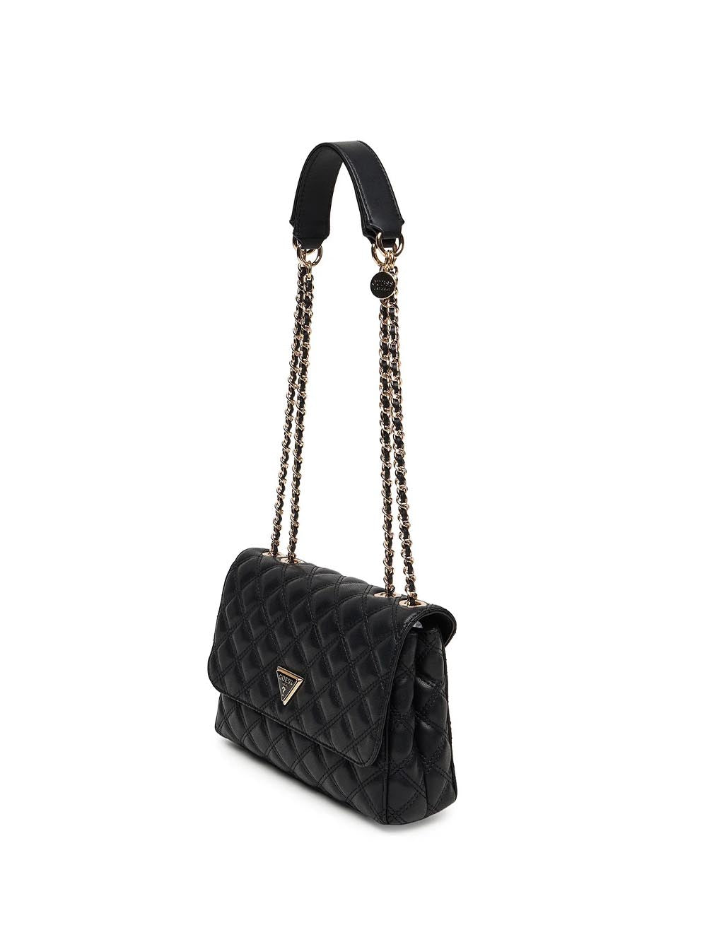 CRUISE VIBE TOP ZIP Guess Borsa a Spalla Donna Hwqg96 73200 Nero
