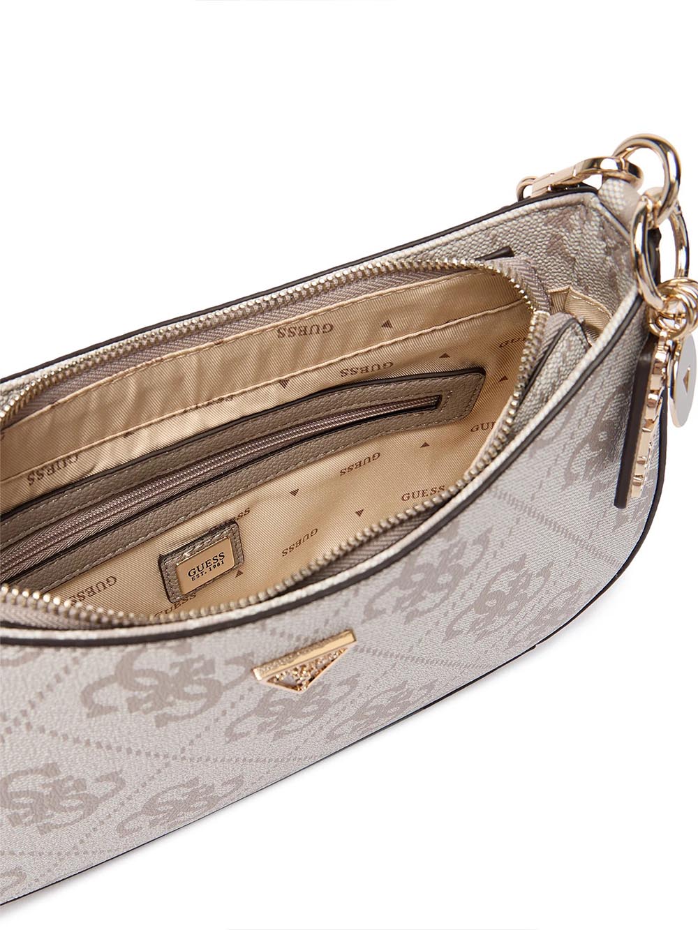 NOELLE II SML MULTI Guess Borsa a Spalla Donna Hwso96 72180 Tortora