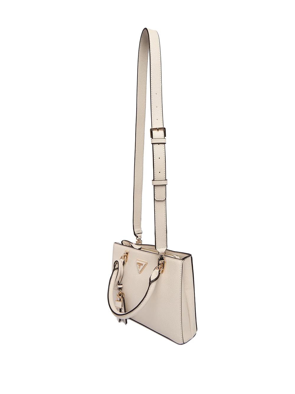 BRAMINA SMALL SATCHE Guess Borsa a Mano Donna Hwzg96 72050 Avorio