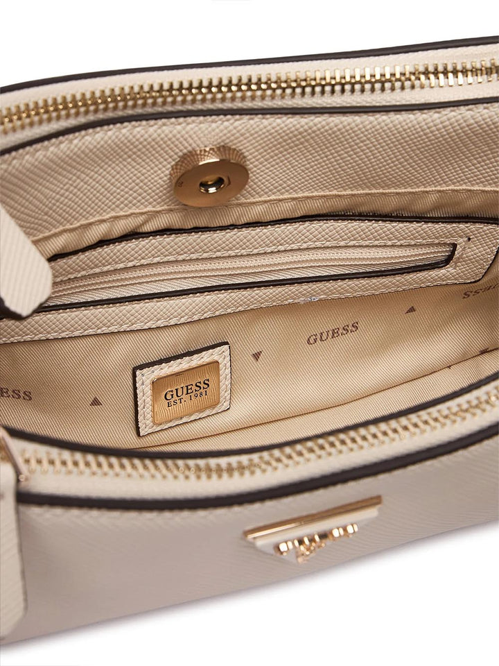 BRAMINA SMALL SATCHE Guess Borsa a Spalla Donna Hwzg96 72730 Avorio