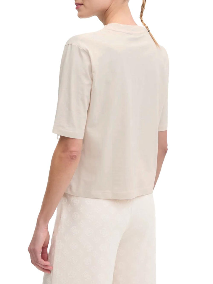 COLETTE BOXY T-SHIRT Guess T-shirt Donna V4bi21 I3z14 Panna