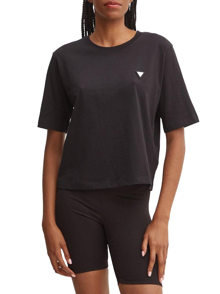 COLETTE BOXY T-SHIRT Guess T-shirt Donna V4bi21 I3z14 Nero