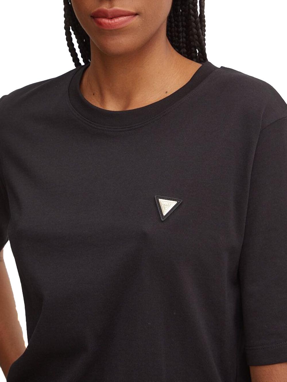 COLETTE BOXY T-SHIRT Guess T-shirt Donna V4bi21 I3z14 Nero