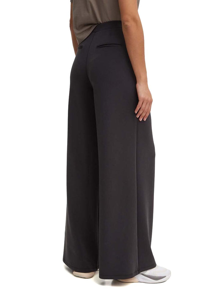 OLYMPE WIDE LEG PANT Guess Pantalone Donna V4yb07 Kcay2 Nero