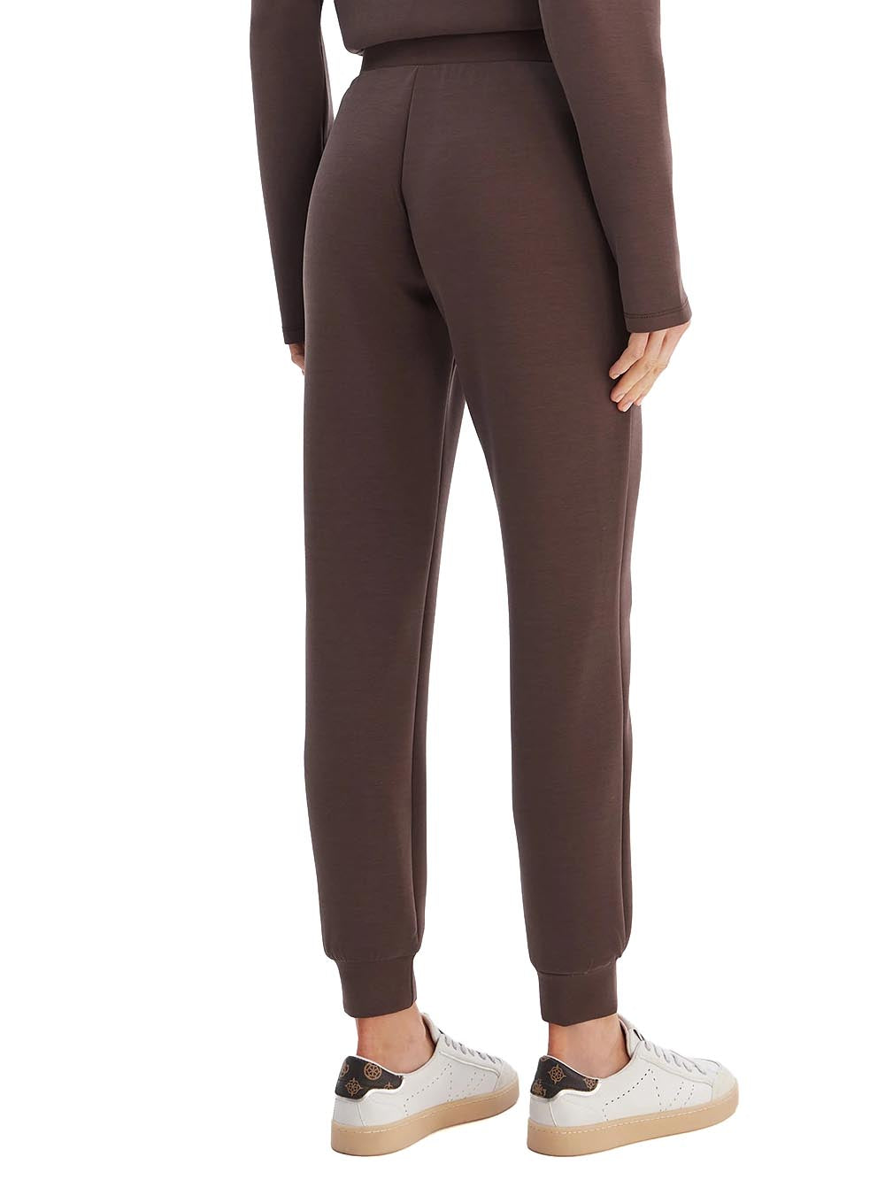 OLYMPE LONG PANTS Guess Pantalone Donna V4yb08 Kcay2 Marrone