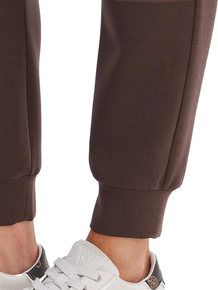 OLYMPE LONG PANTS Guess Pantalone Donna V4yb08 Kcay2 Marrone