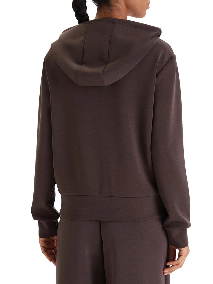 OLYMPE FULL ZIP HOOD Guess Felpa Donna V4yq06 Kcay2 Marrone