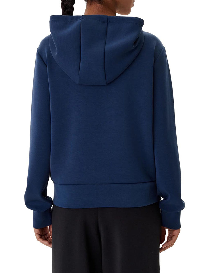 OLYMPE FULL ZIP HOOD Guess Felpa Donna V4yq06 Kcay2 Blu