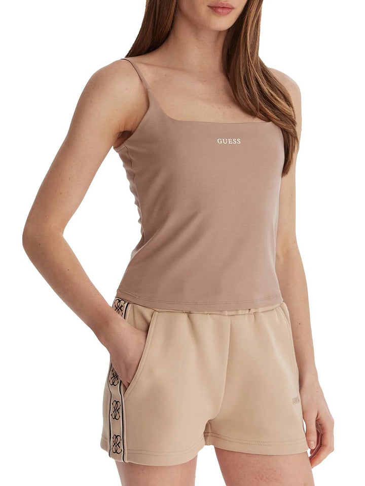 JASMINE TOP Guess Top Donna V6gp18 K3470 Beige