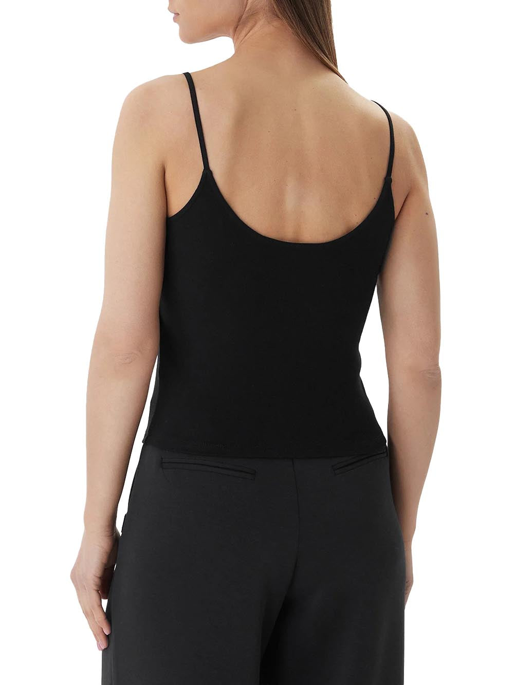JASMINE TOP Guess Top Donna V6gp18 K3470 Nero