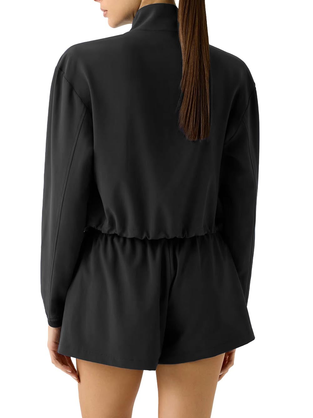 SELENE FULL ZIP JACK Guess Felpa Donna V6gq11 W1791 Nero