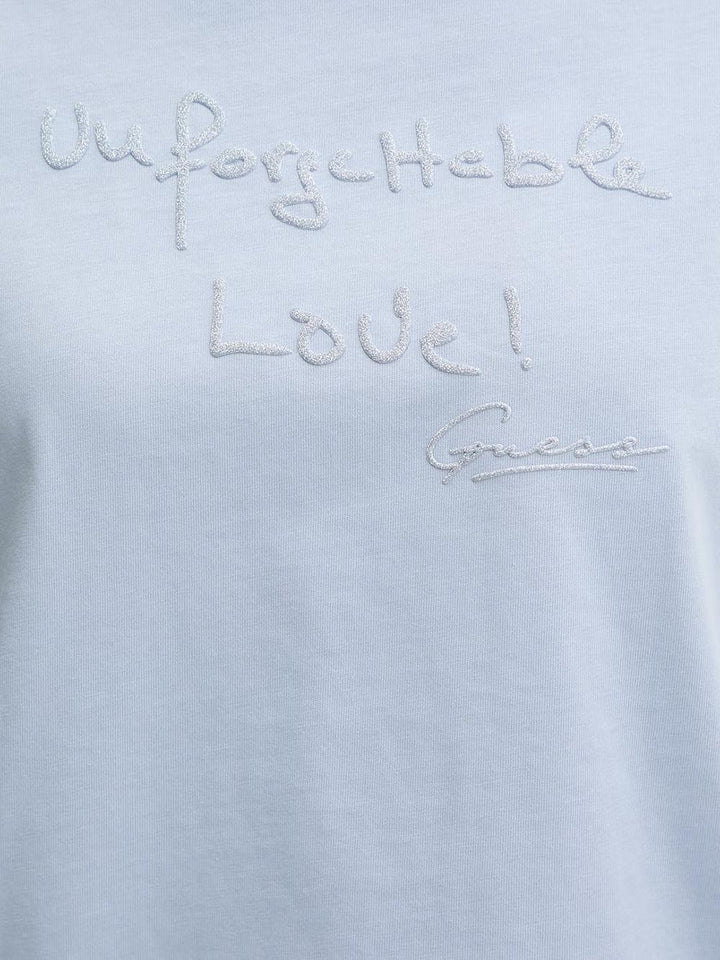 SOPHIE CN SS T-SHIRT Guess T-shirt Donna V6ri09 I3z14 Celeste