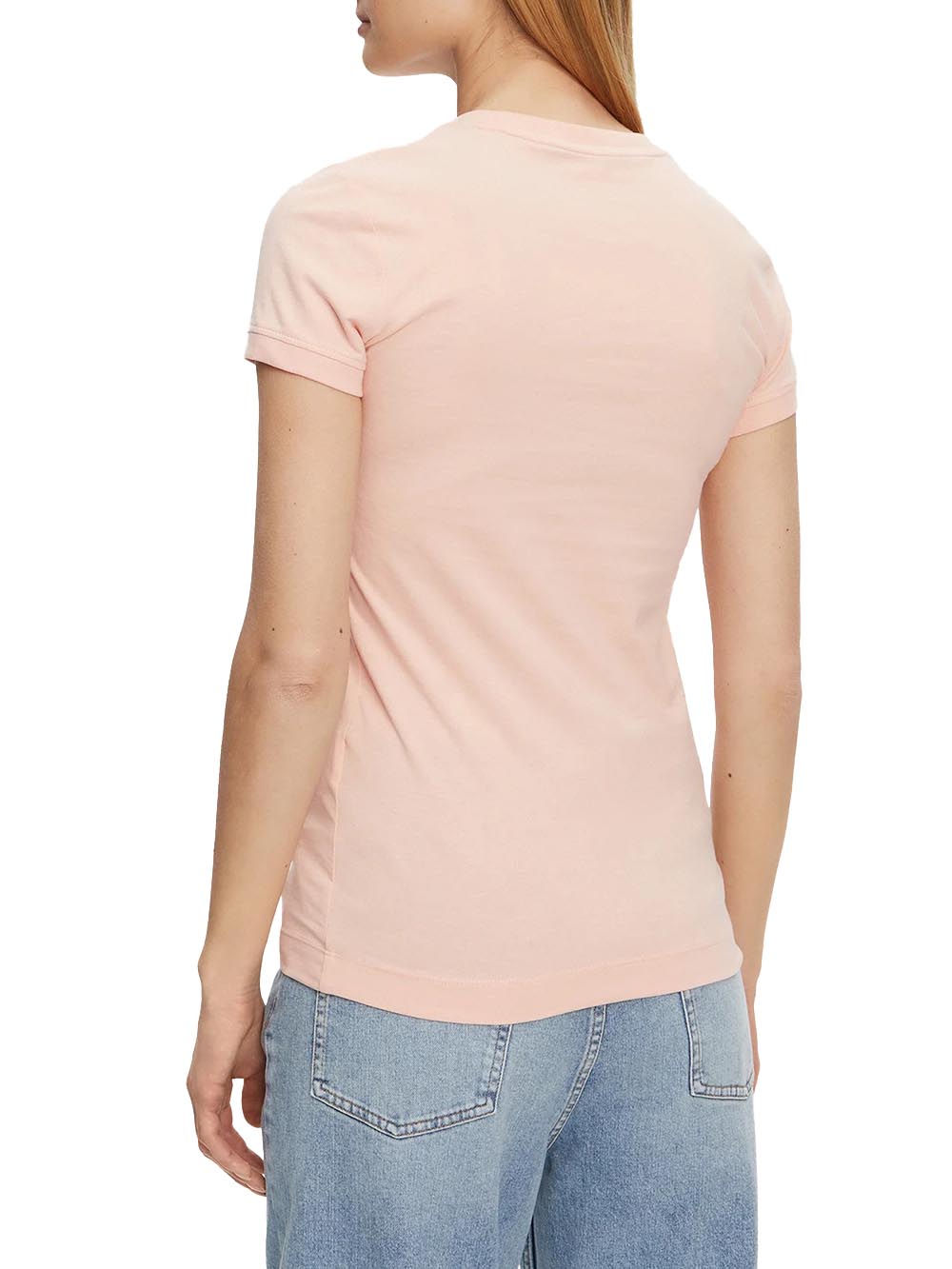 SS CN MINI TRIANGLE Guess T-shirt Donna W2yi44 J1314 Rosa