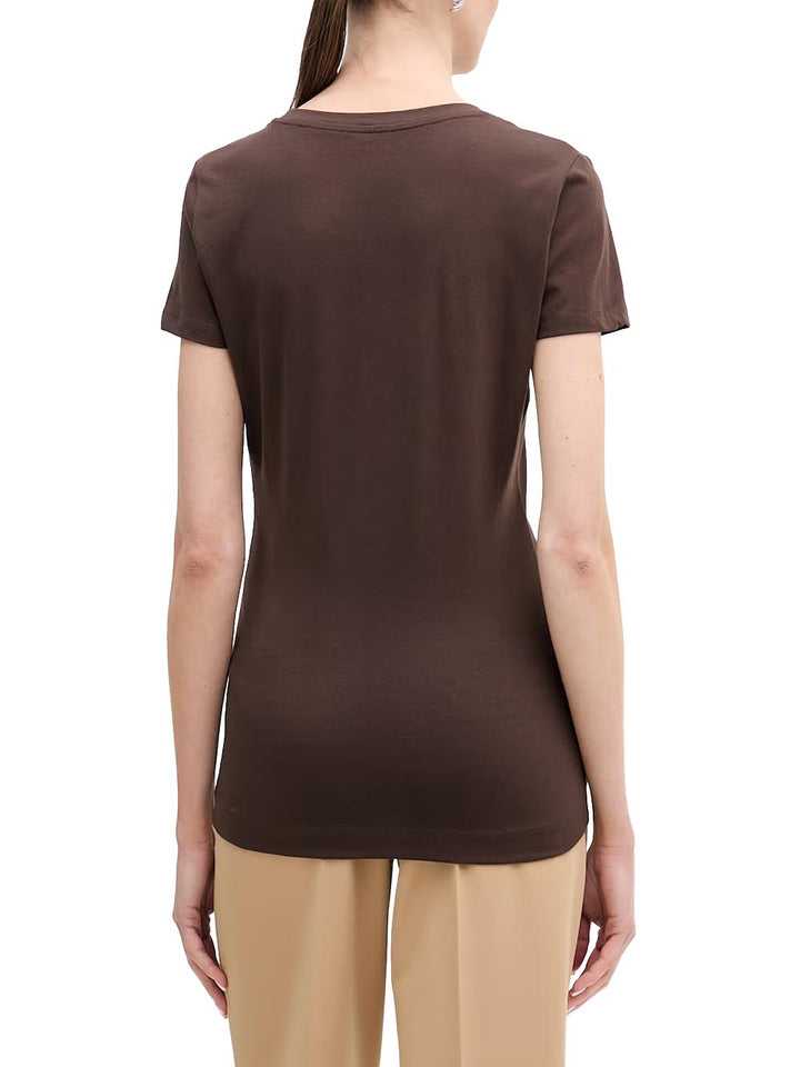 SS CN LEO TRIANGLE T Guess T-shirt Donna W6ri32 J1314 Marrone