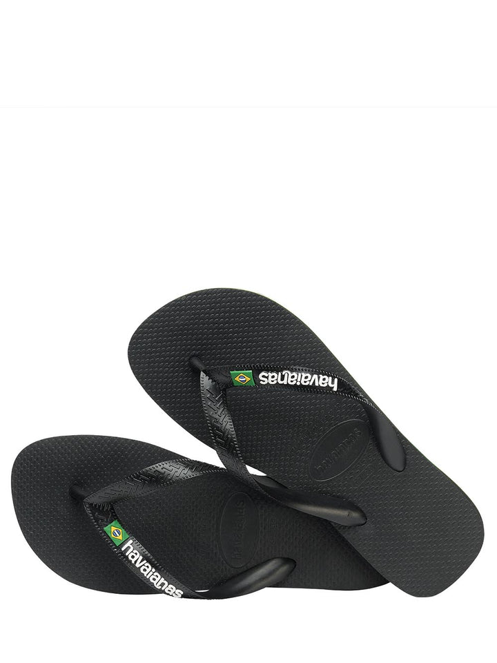 Havaianas Infradito Uomo Brasil Logo 4.110.850 Nero