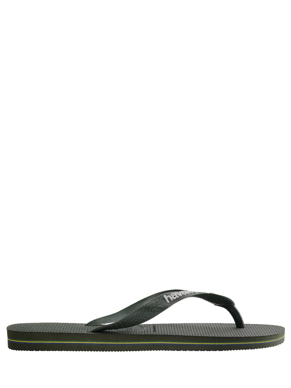 Havaianas Infradito Uomo Brasil Logo 4.110.850 Verde oliva