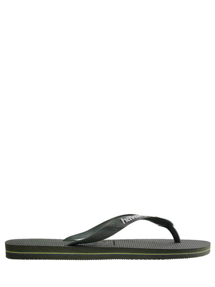 Havaianas Infradito Uomo Brasil Logo 4.110.850 Verde oliva