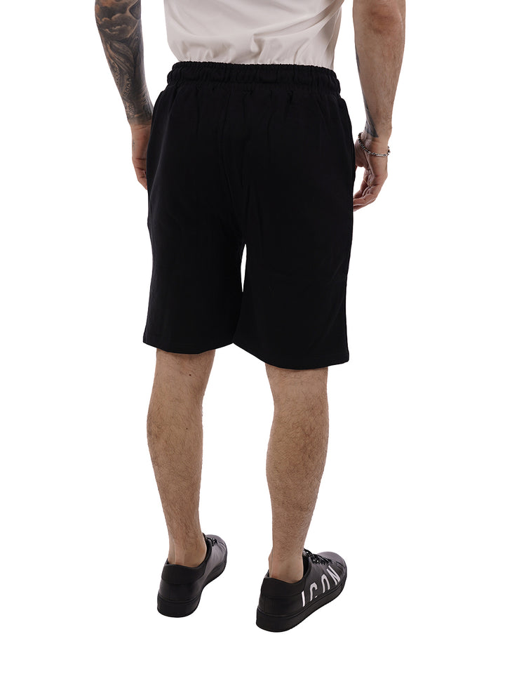 ricamo ICON Bermuda Uomo Iupreb001 Nero
