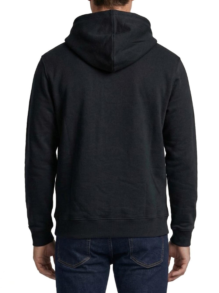cappuccio ricamo ICON Felpa Uomo Iupref003 Nero