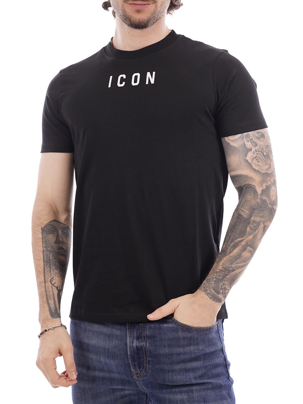 ICON T-shirt Uomo Iut002 Nero