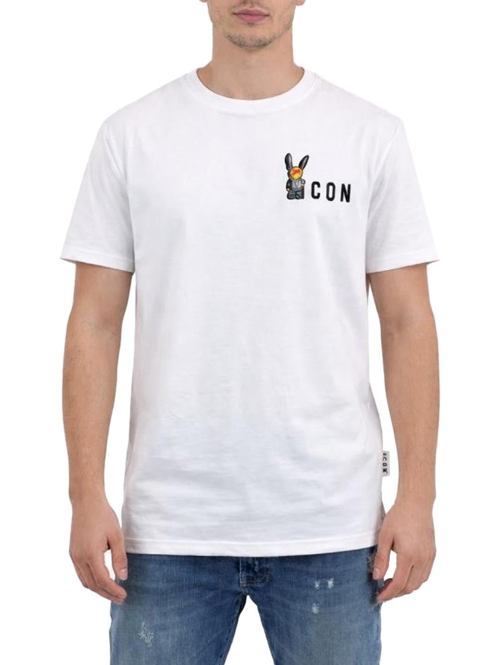 ICON T-shirt Uomo Iut027 Bianco