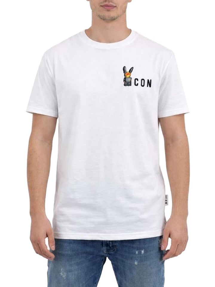 ICON T-shirt Uomo Iut027 Bianco