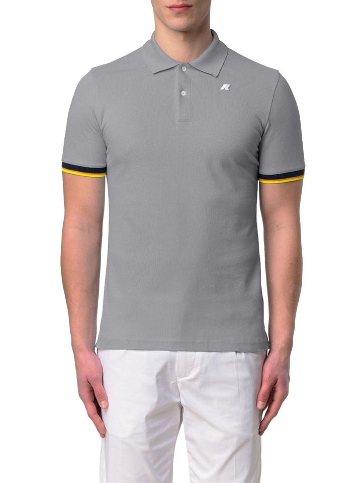 VINCENT PIQUE K-Way Polo Uomo K1125bw Grigio