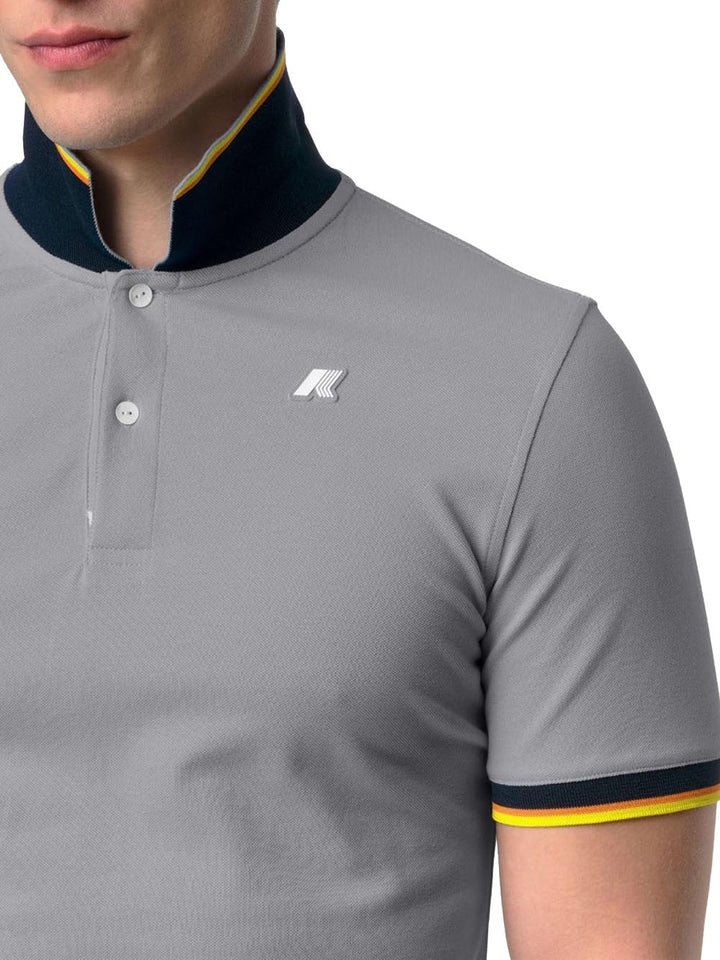 VINCENT PIQUE K-Way Polo Uomo K1125bw Grigio