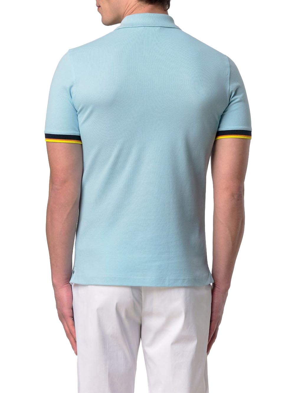 VINCENT PIQUE K-Way Polo Uomo K1125bw Azzurro