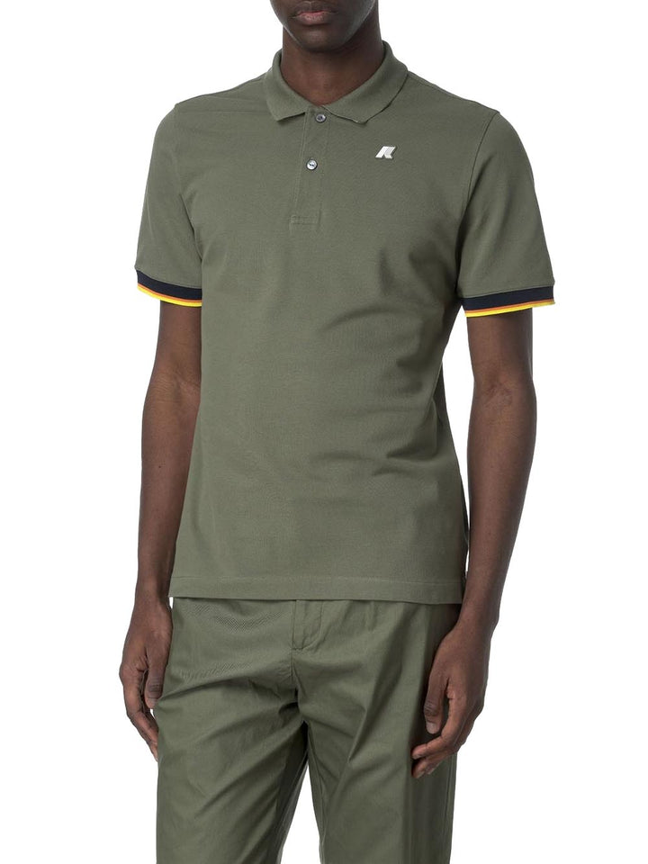 VINCENT PIQUE K-Way Polo Uomo K1125bw Verde