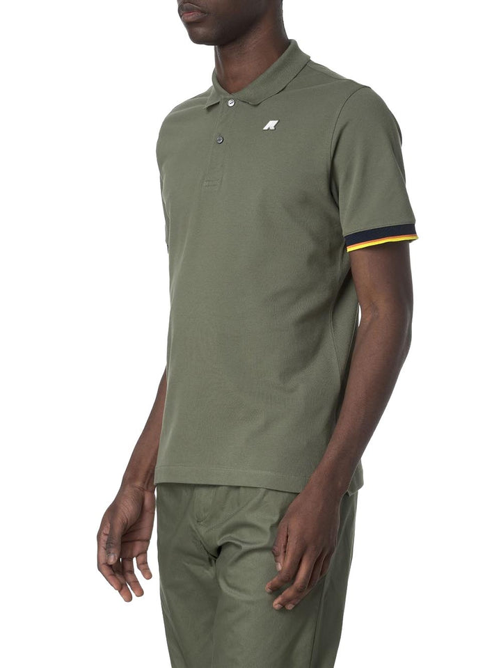 VINCENT PIQUE K-Way Polo Uomo K1125bw Verde