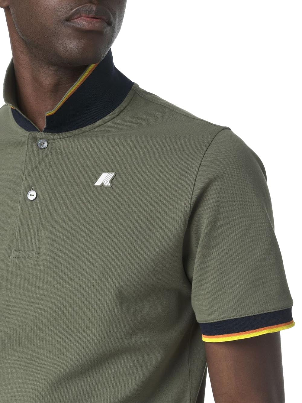 VINCENT PIQUE K-Way Polo Uomo K1125bw Verde