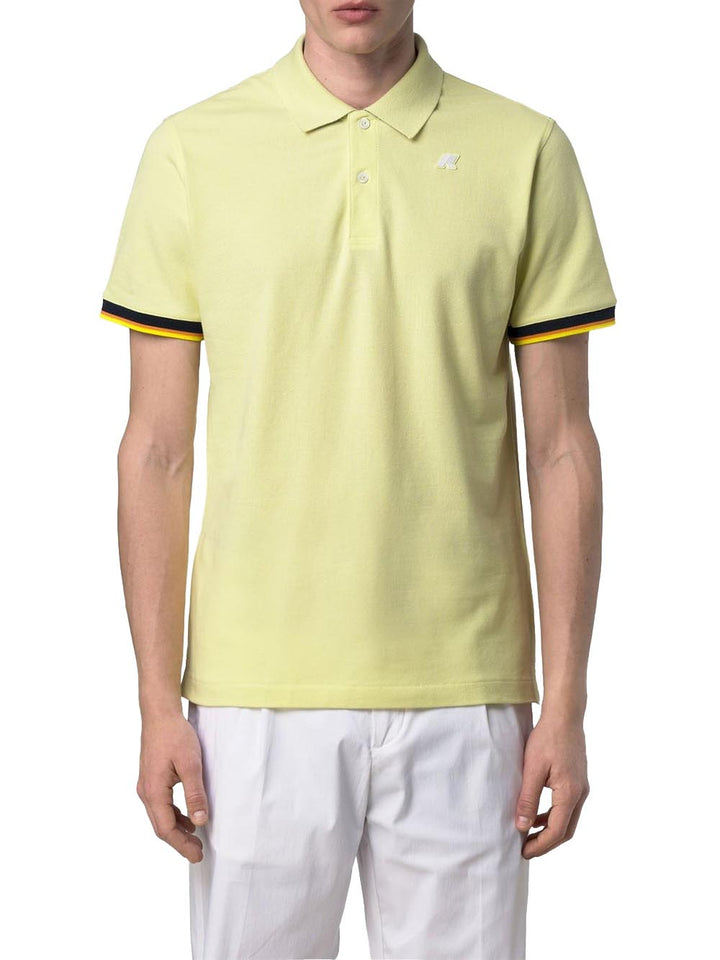 VINCENT PIQUE K-Way Polo Uomo K1125bw Giallo lime