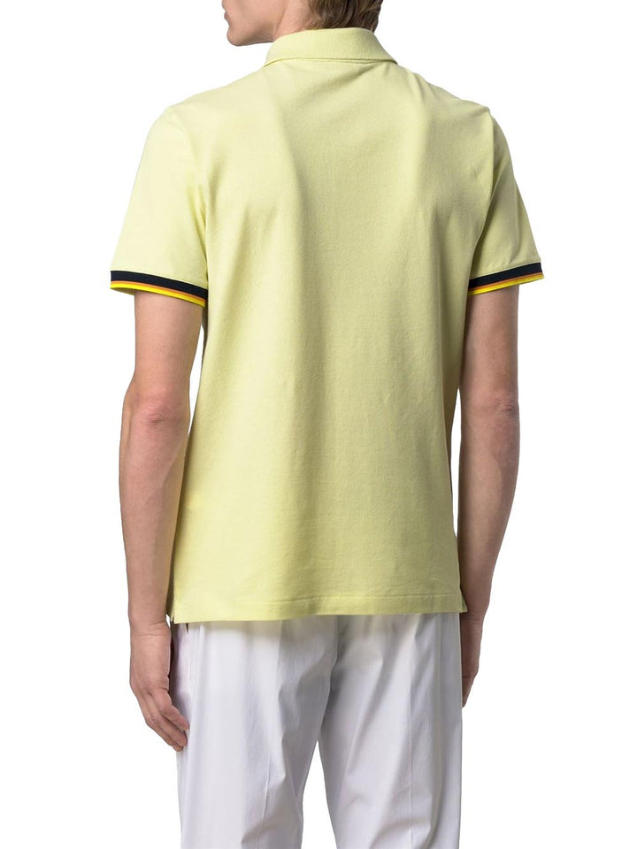 VINCENT PIQUE K-Way Polo Uomo K1125bw Giallo lime