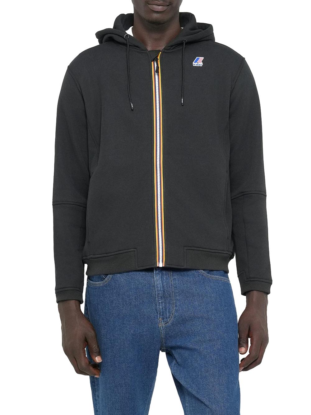 PROSPER POLY COTTON K-Way Felpa Unisex K1126hw Nero