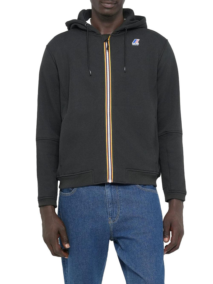 PROSPER POLY COTTON K-Way Felpa Unisex K1126hw Nero