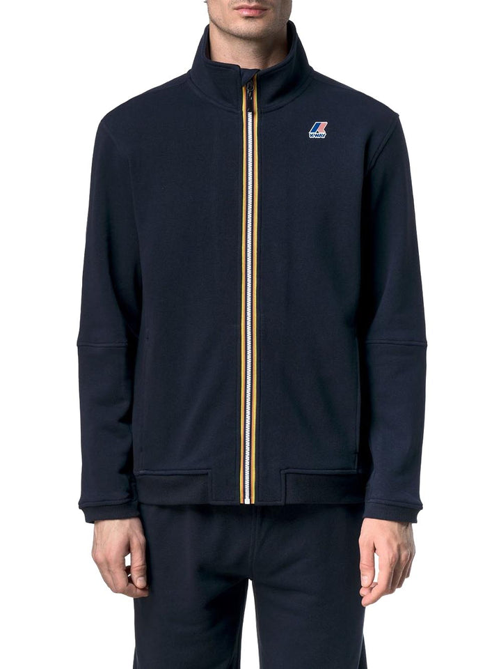 PEPIN POLY COTTON K-Way Felpa Unisex K1126iw Blu