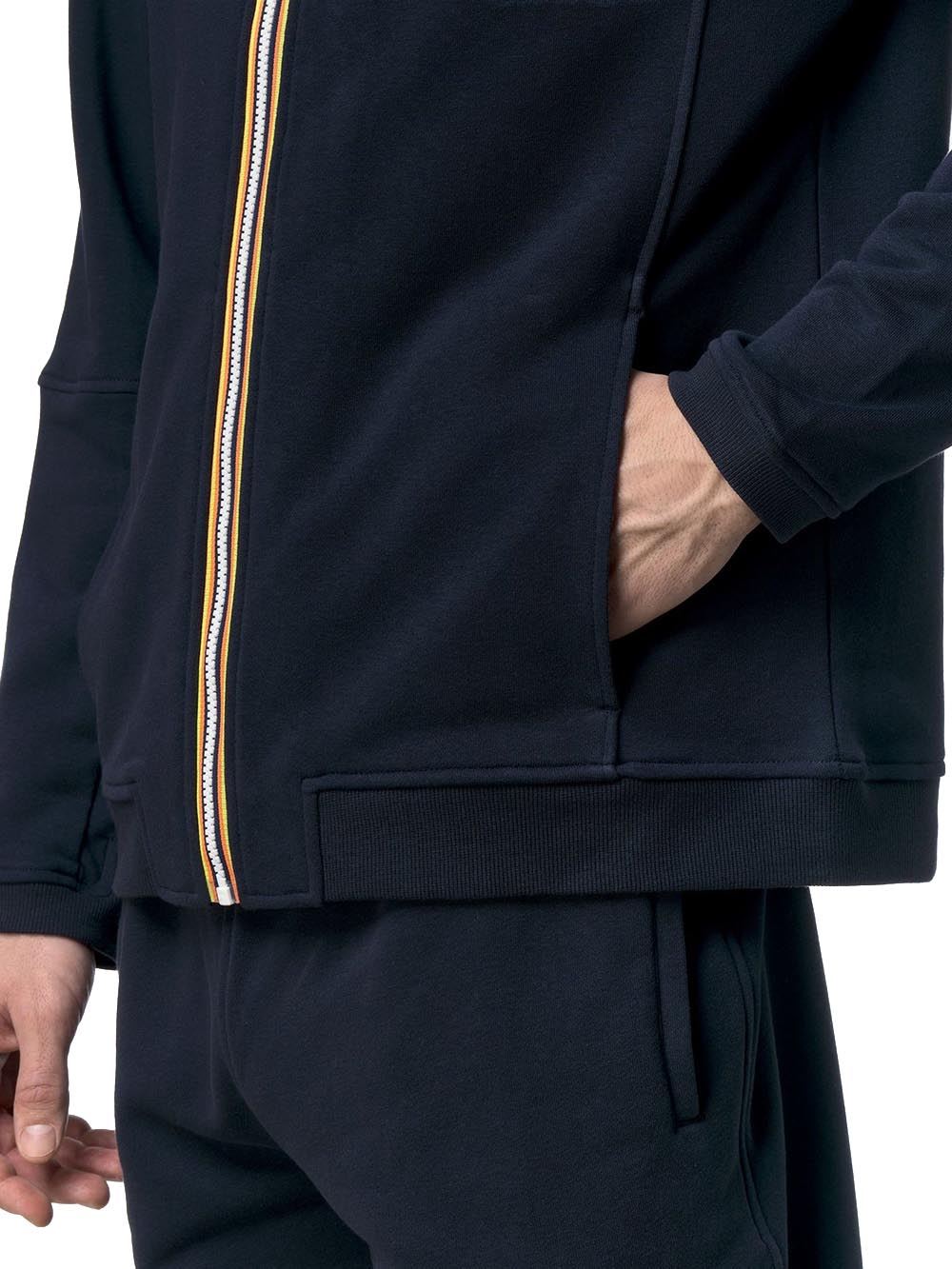 PEPIN POLY COTTON K-Way Felpa Unisex K1126iw Blu