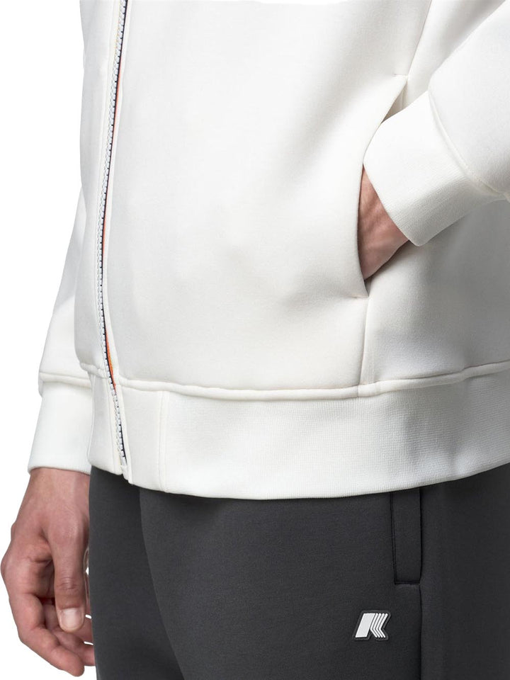 RAINER LIGHT SPACER K-Way Felpa Uomo K1151uw Bianco