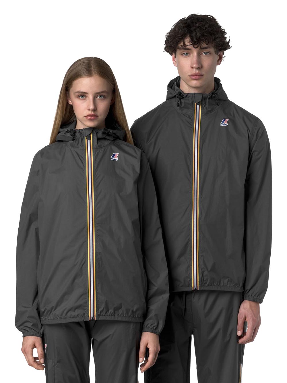 LE VRAI 4.0 CLAUDE K-Way Giubbino Unisex K2123zw Grigio scuro